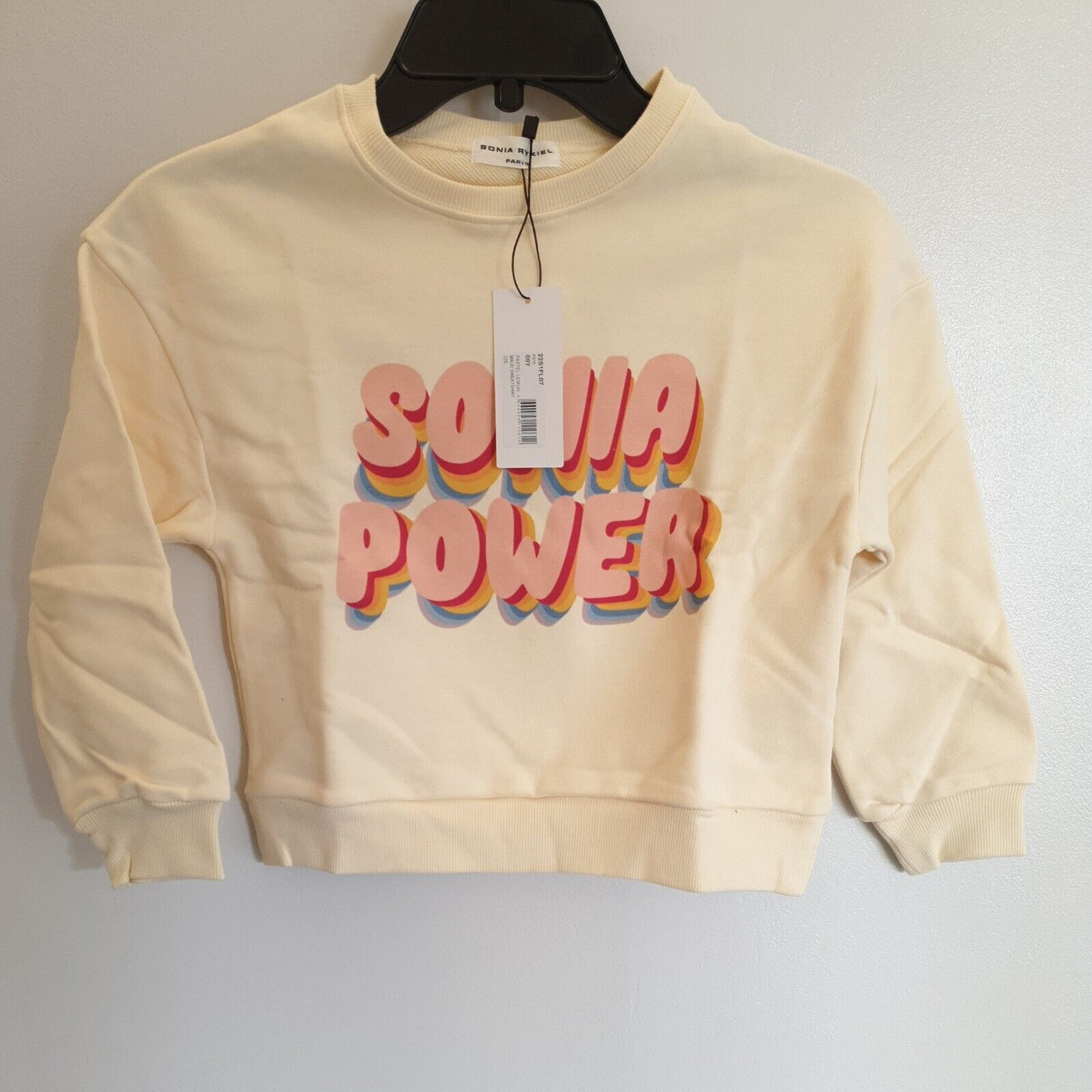 Sonia Rykiel Pastel Lemon Maud Sweatshirt Size 6yrs****Ref V215