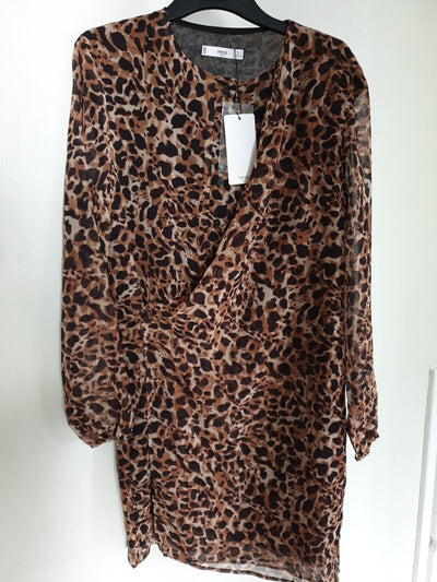 MNS Womens Animal Print Dress Size S Ref B8