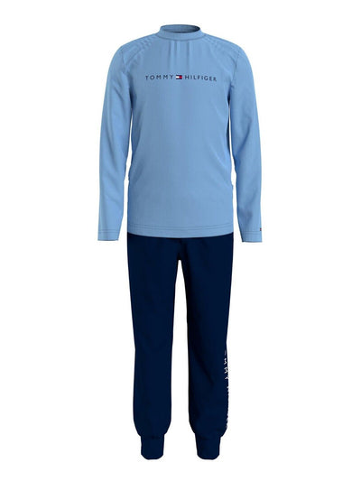 Tommy Hilfiger Boys Pj Set - Blue. UK 8/10 Years **** Ref V475