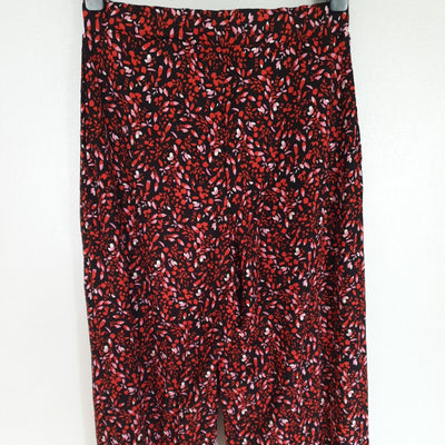 Womens Wide Leg Floral Print Trousers Uk12****Ref V344