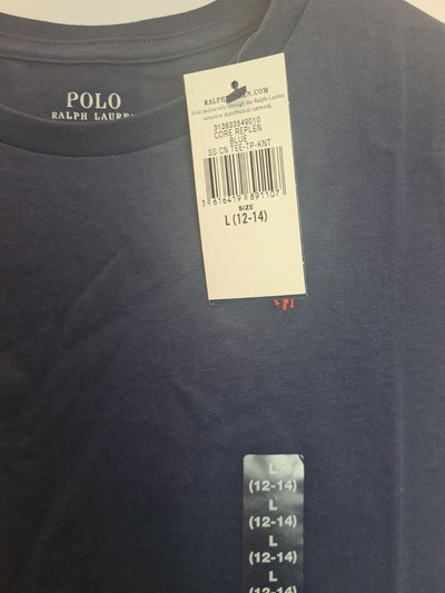 Ralph Lauren Kids Core Replen T Shirts - Blue. UK Age 12-14 Years **** Ref VA1