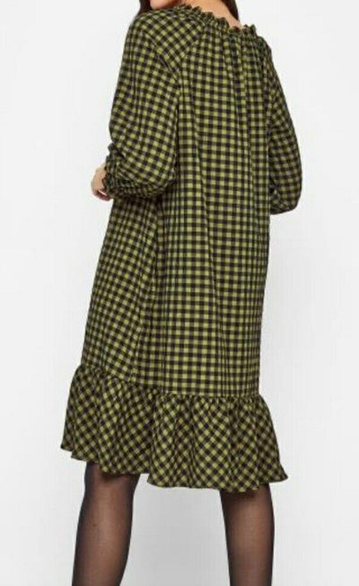 LTS Green Gingham Smock Dress Size 22****Ref V383