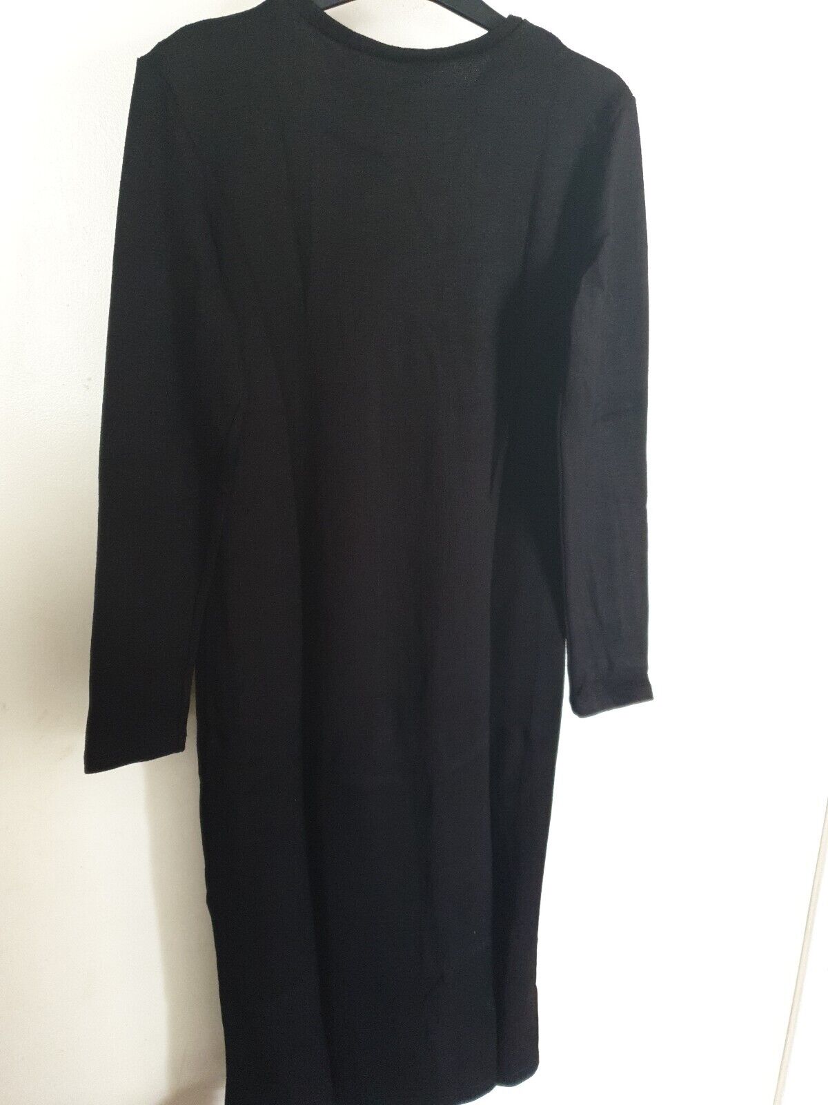 Nife Black Jumper Dress Size 36 Ref R14