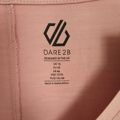 Dare 2b Laura Whitmore Vigilant Lightweight Pink Tshirt Uk16****Ref V356