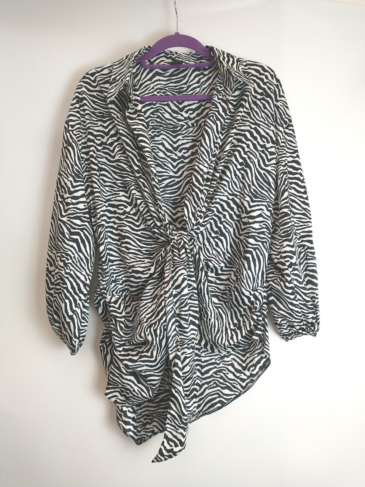 River Island Womens Zebra Print Shirt Top. UK 12 **** Ref V28