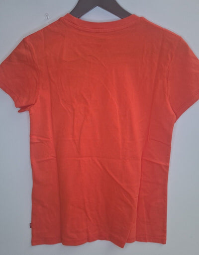 Levi's The Perfect Tee - Logo. Orange Womens. Size XXSmall **** V159