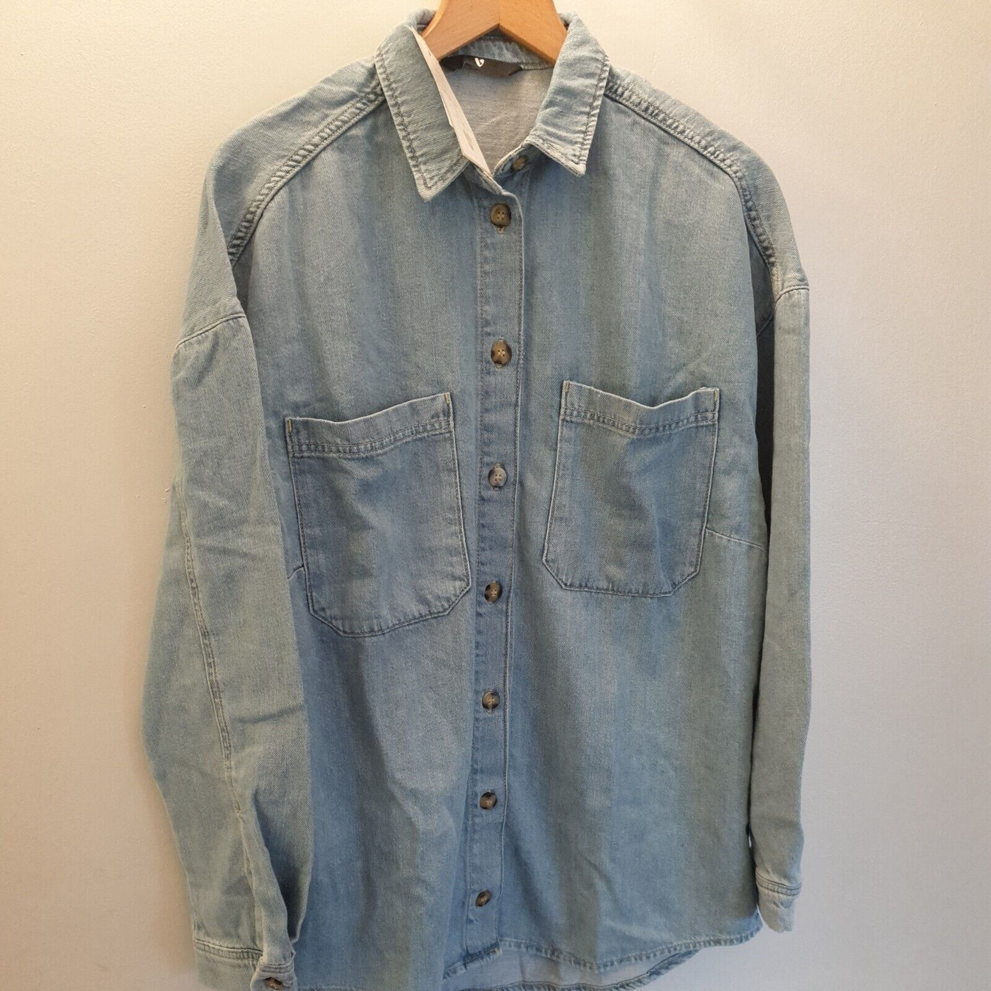 Denim Shirt Mid Wash Uk14****Ref V362