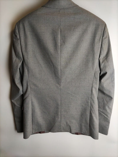 River Island Suit Jacket. Stretch Skinny. Grey. 40 L. ****VH5