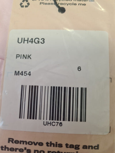 Missguided Frill Smock Pink Dress. UK Size 6 ****Ref V129