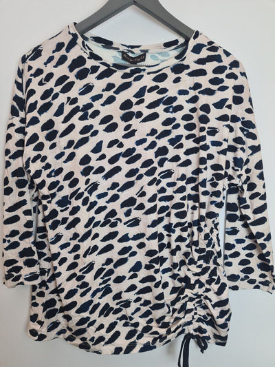 Phase Eight Bonnie Printed Top Size 12 **** V212