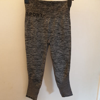 dkny sport leggings Seamless High Waist Mesh Grey Size Small ****Ref V165