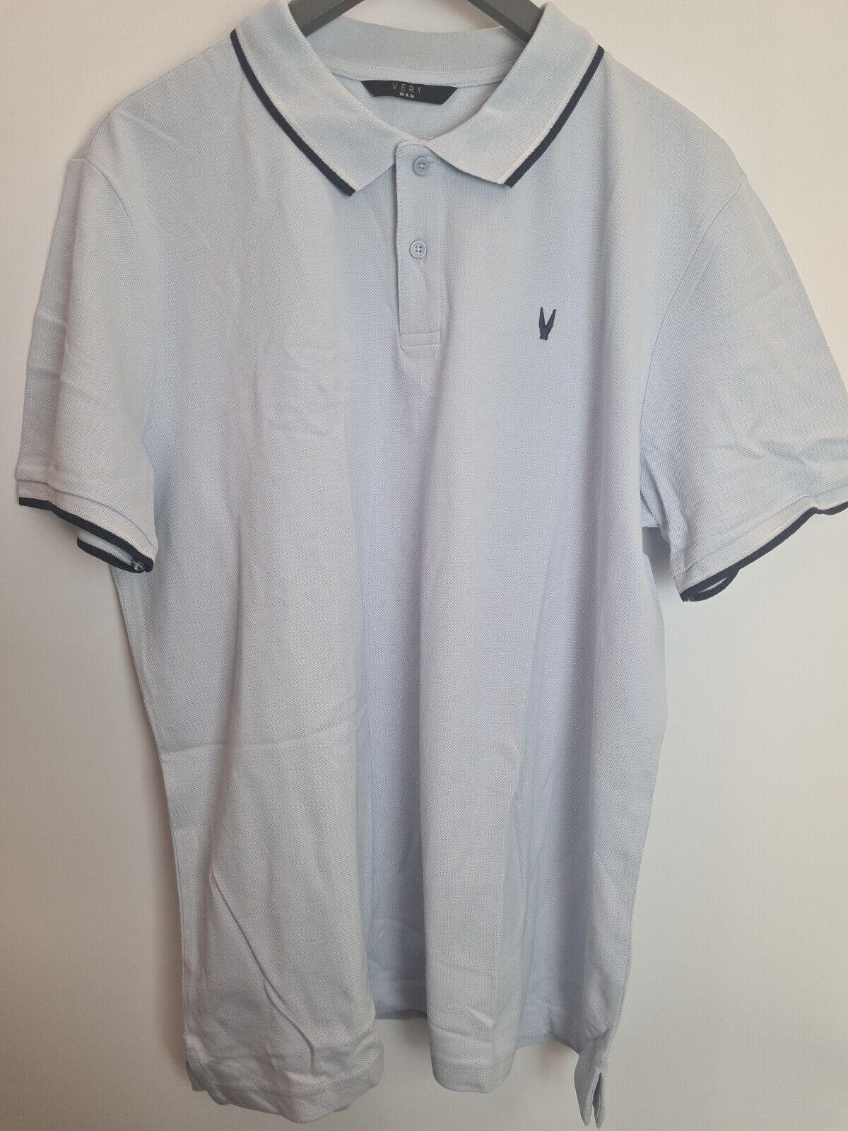 Men's Blue Polo T-Shirt. Size 4XL. **** Ref V374