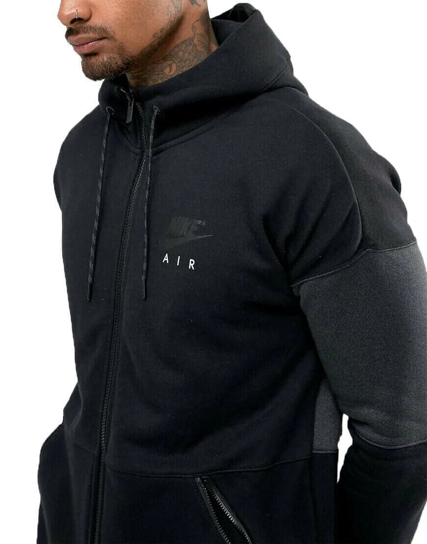 Nike Air Black Full Tracksuit Full Zip (861612-010+ 861626-010) **** SW13