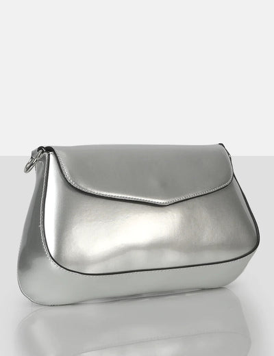 Public Desire Serena Silver Shoulder Bag *** SA1