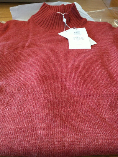 Vila Ladies Size XS Red Turtle Neck Jumper. New Ref Y12