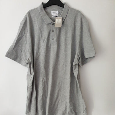 Farah Modern Fit Polo T-shirt Grey Marl Size 4XL****Ref V40