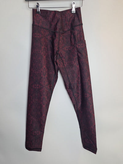 West Seventy Nine Sustainable Strutt Red Leggings Size XS **** V61