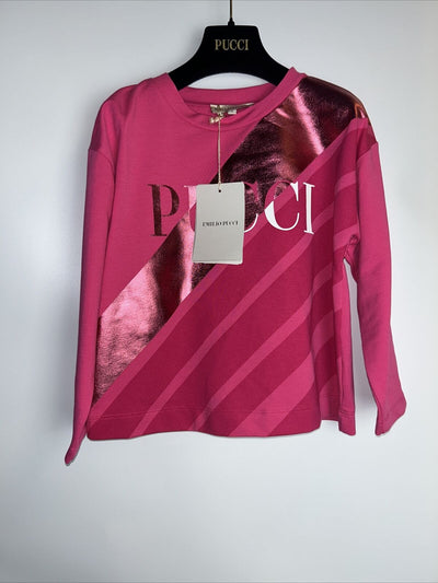 Emilo Pucci Jumper for Girls - Pink. UK 8 Years **** Ref  VH6