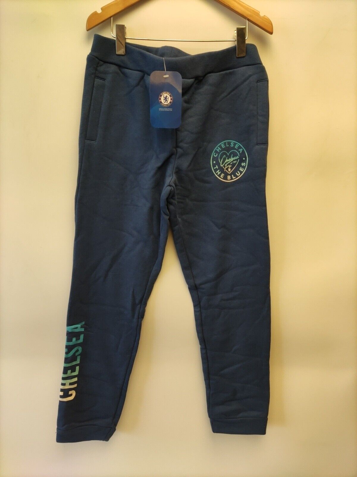 Chelsea Girls Jogging Bottoms. Blue Age 10_11. Ref G3