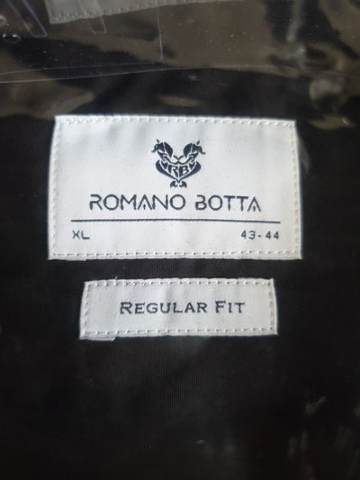 Romano Botta Long Sleeve Shirt Black Size XL Ref Dc1