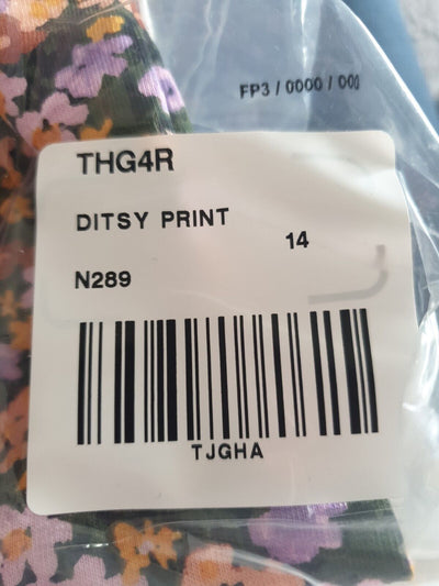 Ditsy Print T-shirt Uk14****Ref V539