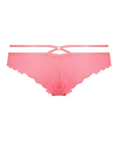 Hunkemoller Sosha Pink Brazilian Pants Size 6