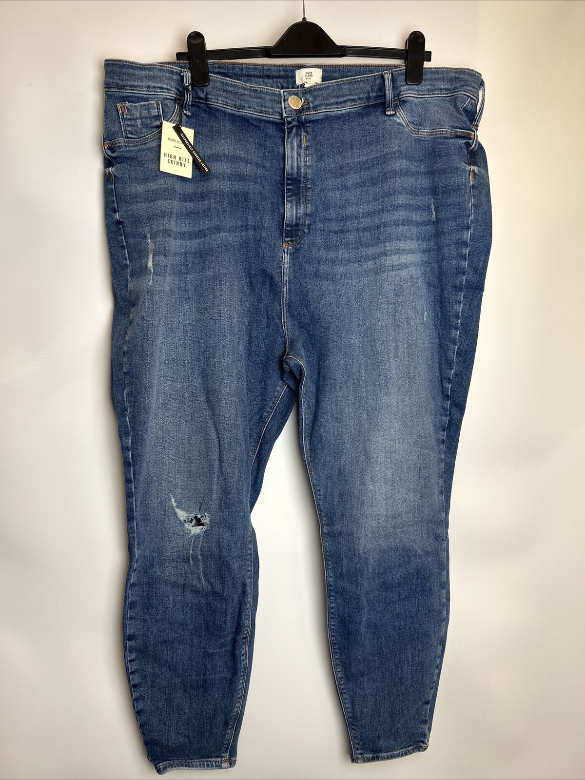 River Island High Rise Skinny Womens Jeans. Size 28  **** Ref V163