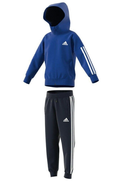 Adidas Boys Tracksuit UK 18-24M Blue/Navy ****Ref V535