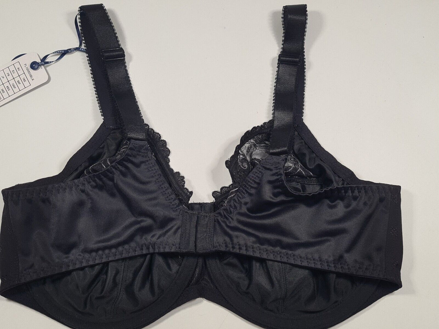 Fantasie Jocelyn Side Support Black Bra Size 34E **** V353