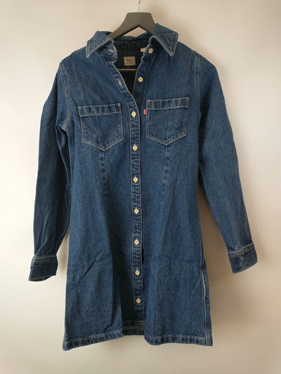 Levi's Sabine Mini Denim Dress. Size UK Medium **** V42