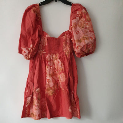 Free People Red Floral dress Size M****Ref V105