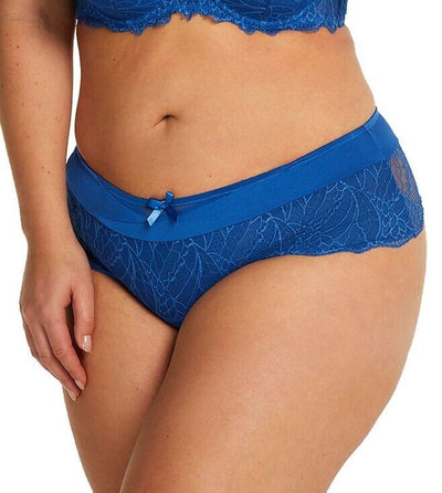 Hunkmoller Strong Alice High Lace Thong Briefs - Blue. UK L **** Ref V523