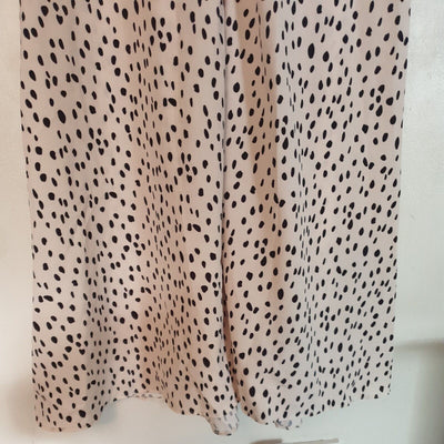 Missguided Stone Polka-dot Dress Uk14****Ref V38