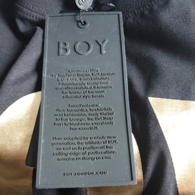 boy london t shirt Black/Gold Size M****Ref V101