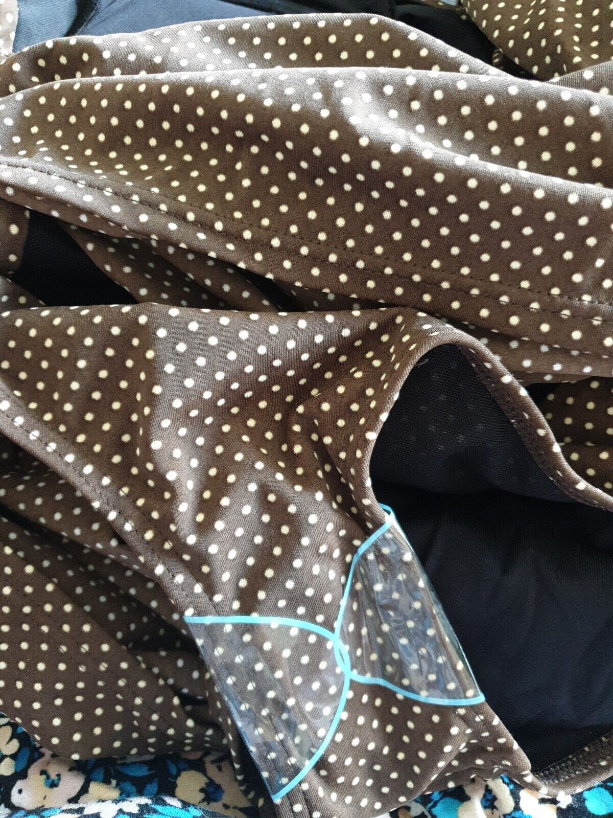 Balneaire Swimsuit Brown Polka-dot Size L Ref A20