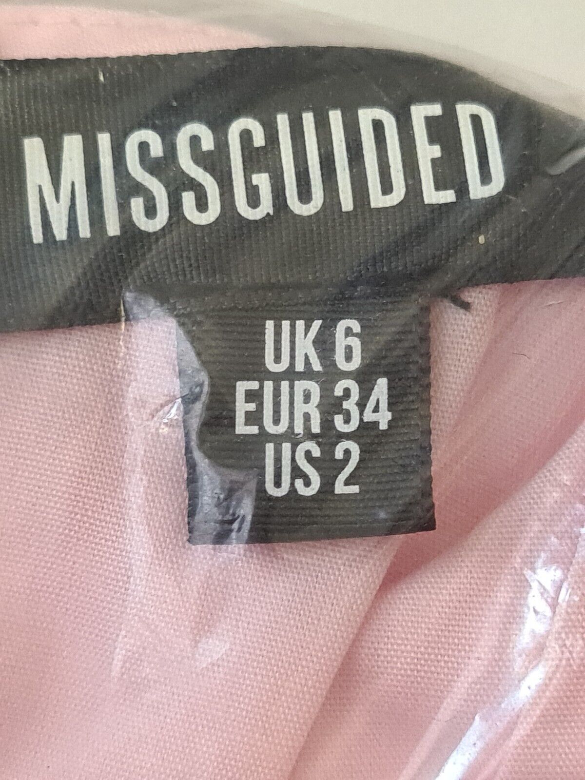 Missguided Frill Smock Pink Dress. UK Size 6 ****Ref V28