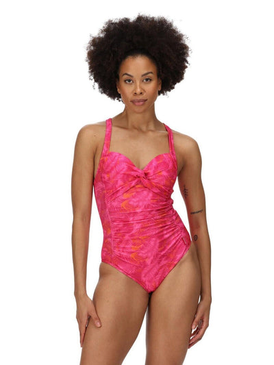 Regatta Sakari Costume One Piece Swimsuit - Pink. UK 10 **** Ref V366