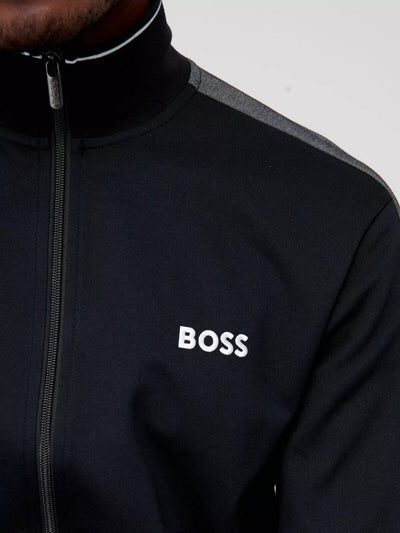 BOSS Tracksuit Funnel Neck Jacket - Black. UK S. ****V474