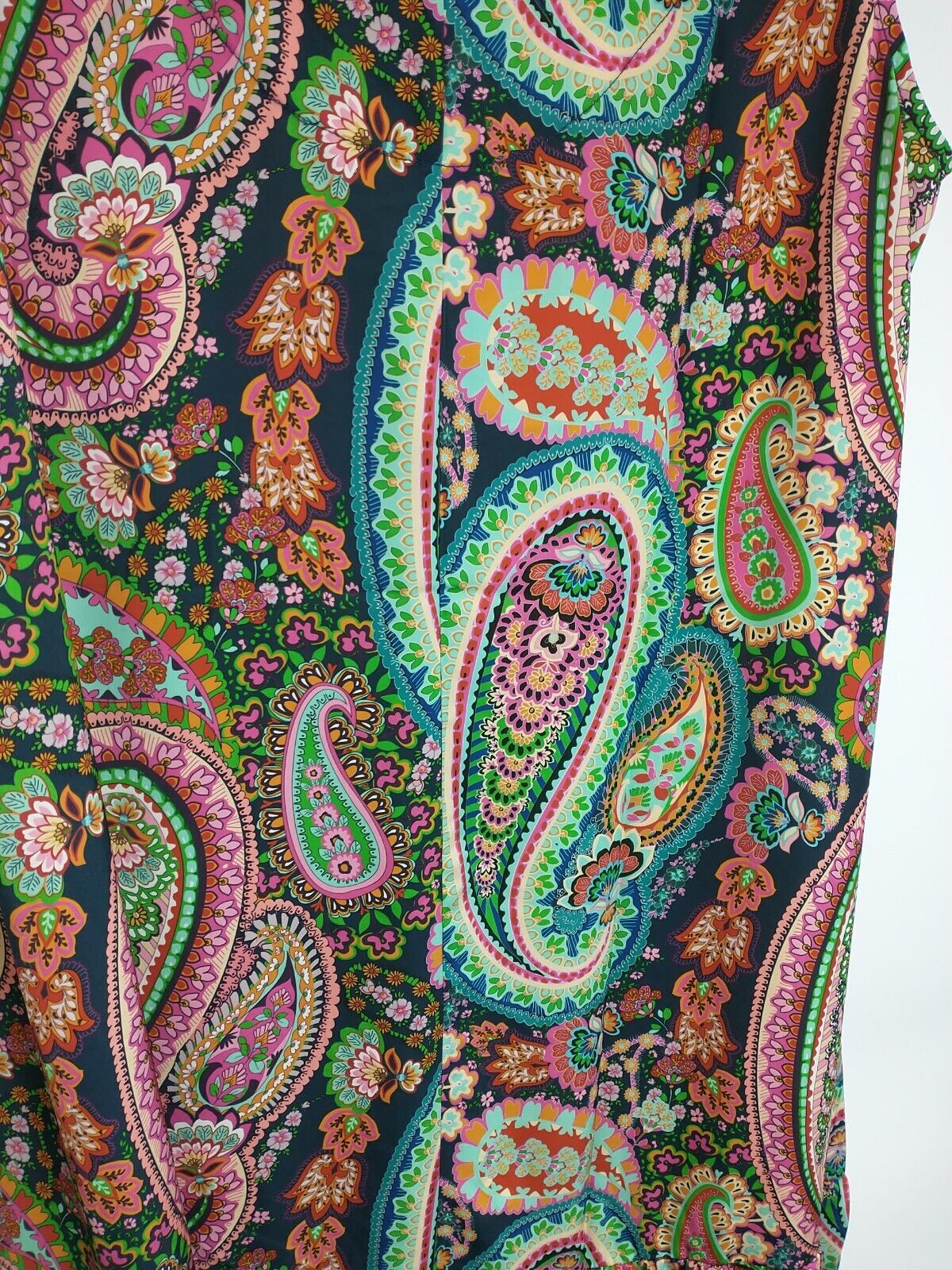 Live UnlimitedPaisley V-Neck Maxi Dress Size 18 **** V32