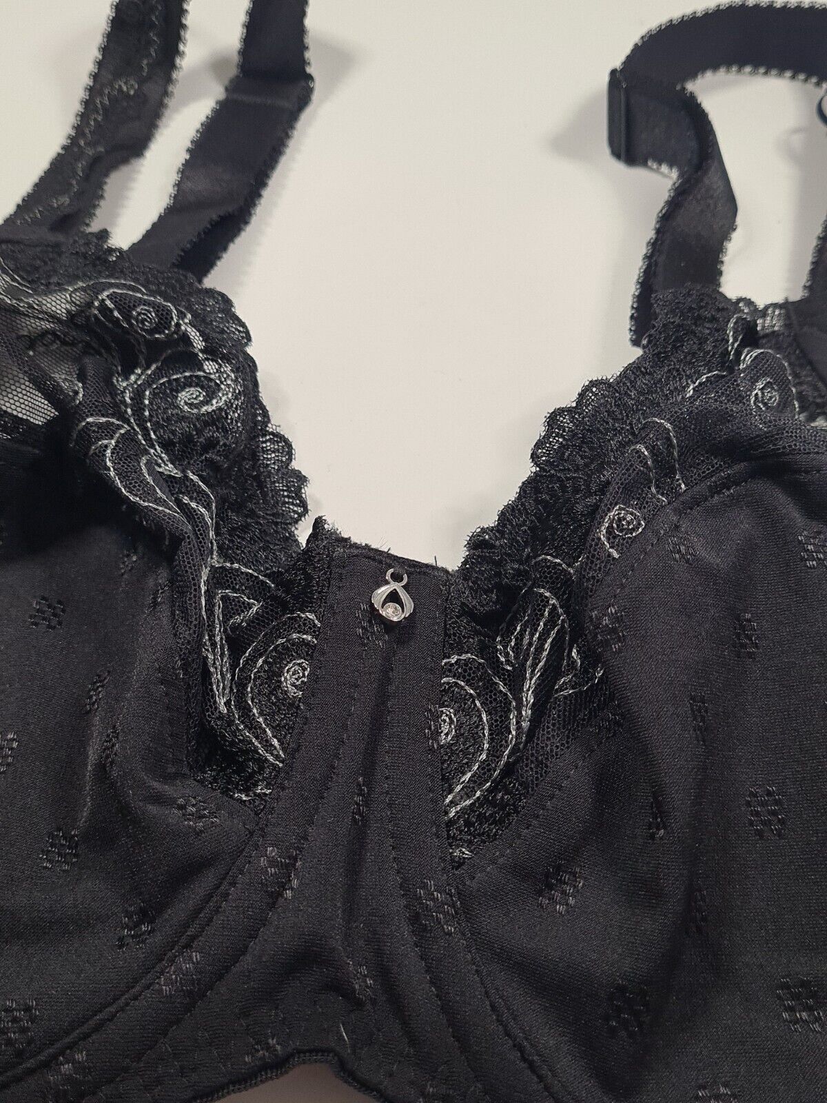 Fantasie Jocelyn Side Support Black Bra Size 34E **** V353