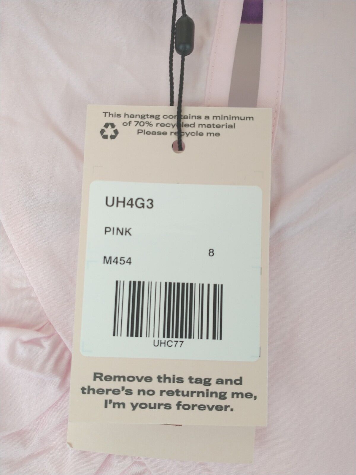 Missguided Frill Smock Pink Dress. UK Size 8 ****Ref V171