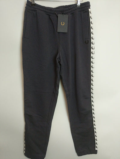 Fred Perry Navy Taped Joggers Size UK 10 **** V32