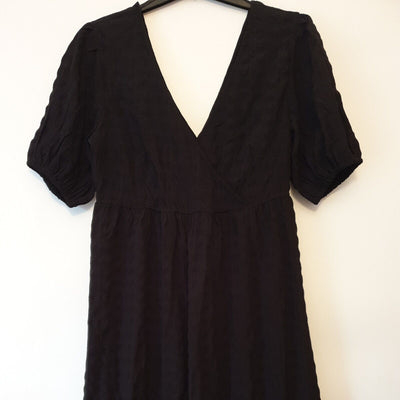 River Island Black Daywear Dress Uk14****Ref V235