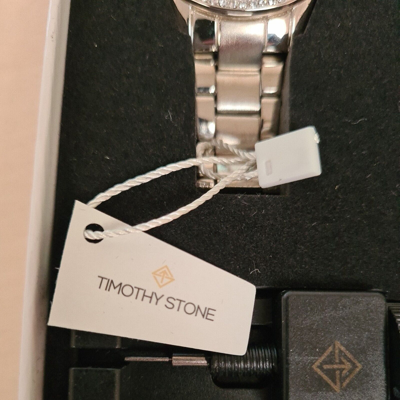 Timothy Stone Katy Silver-Tone Watch BNWT Ref SC10