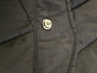 Black Short Padded Coat With Drawcord Size 12 *** V75C