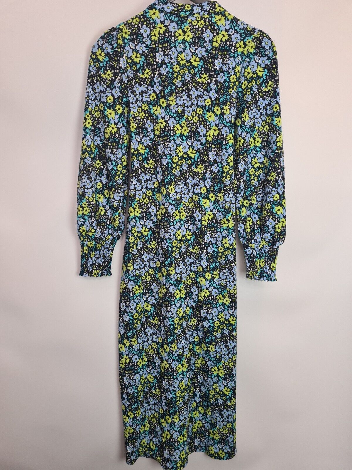 River Island Womens Green Floral Tie Front Midi Dress Size UK 6 **** V54