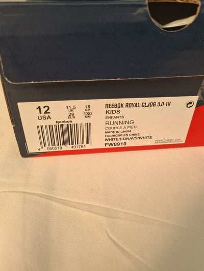 Reebok Royal Classic Jog 3.0 1V Kids Trainers Size UK 11.5 **** VS1