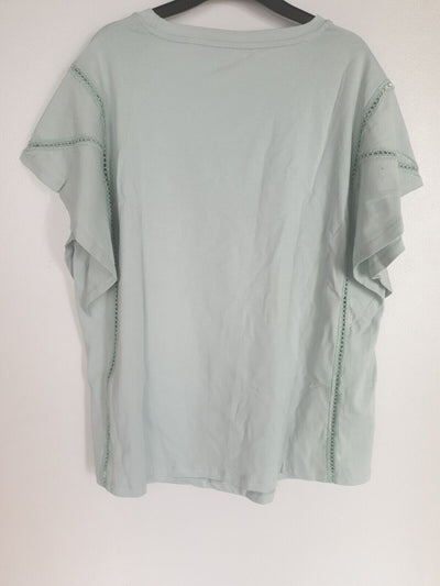 Womens Mint Green Tshirt Uk16****Ref V412