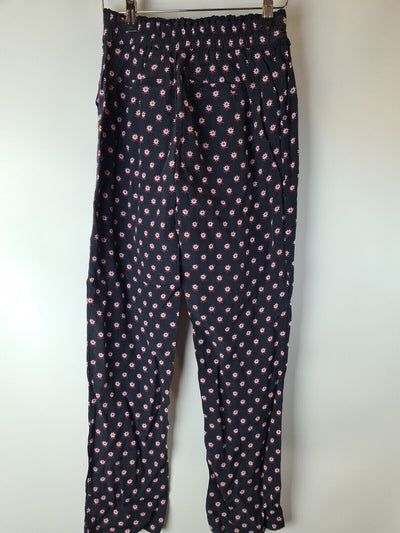 Scotch & Soda Kids Black Belted Drapey Trousers Size 8 Years **** V227