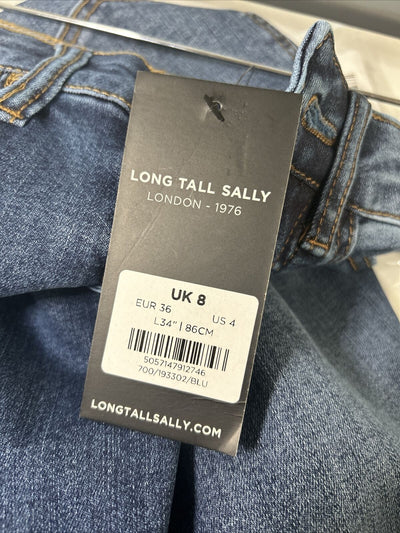 Long Tall Sally Jeans - Blue. UK 8 L34 ****Ref V431